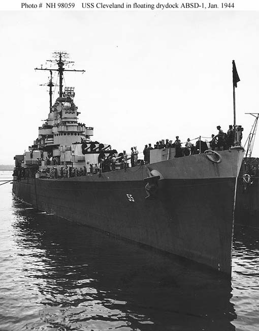 USS Cleveland CL-55 image1