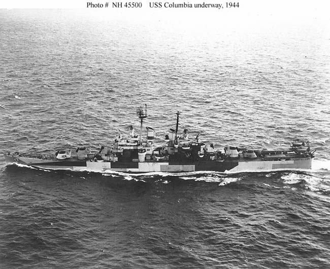 USS Columbia CL-56 image1