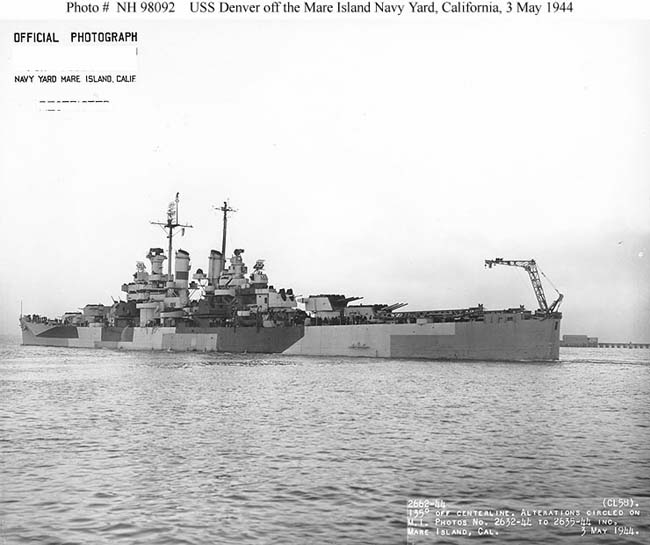 USS Denver CL-58