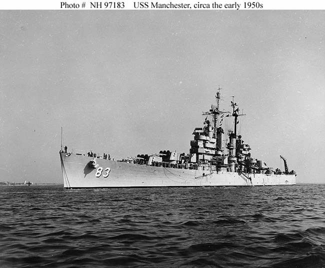 USS Manchester CL-83