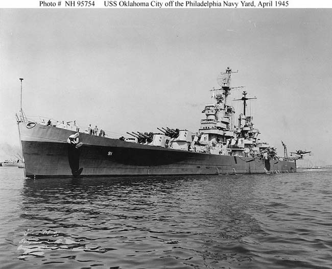 USS Oklahoma City CL-91