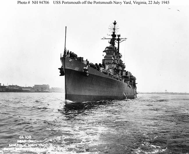 USS Portsmouth CL106